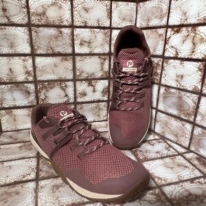 MERREL Women's Trail Glove  6 - BURLWOOD Mauve Pink - Minimalistic Hiking Sz 8.5